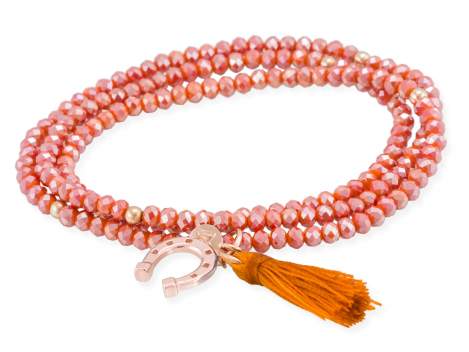 Bracelet ZEN Coral in rose silver