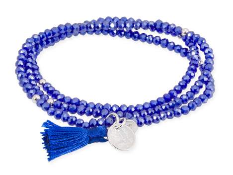 Bracelet ZEN Blue in silver