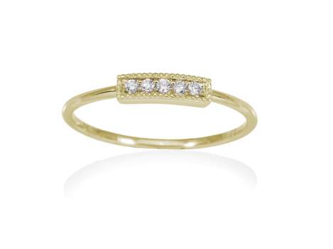Ring in 18kt. Gold and diamonds