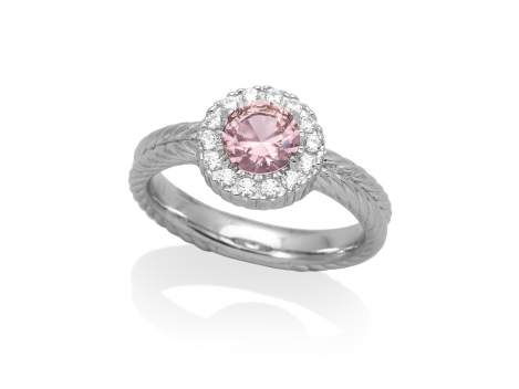 Ring MAUI Rosa in silber