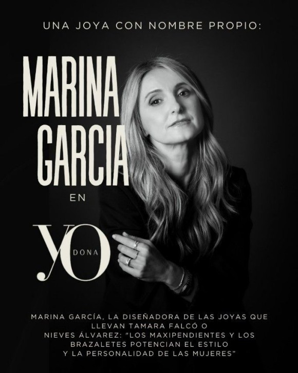 Entrevista a Marina García en la revista "Yo Dona" de El Mundo: joyas con alma, diseño y tradición